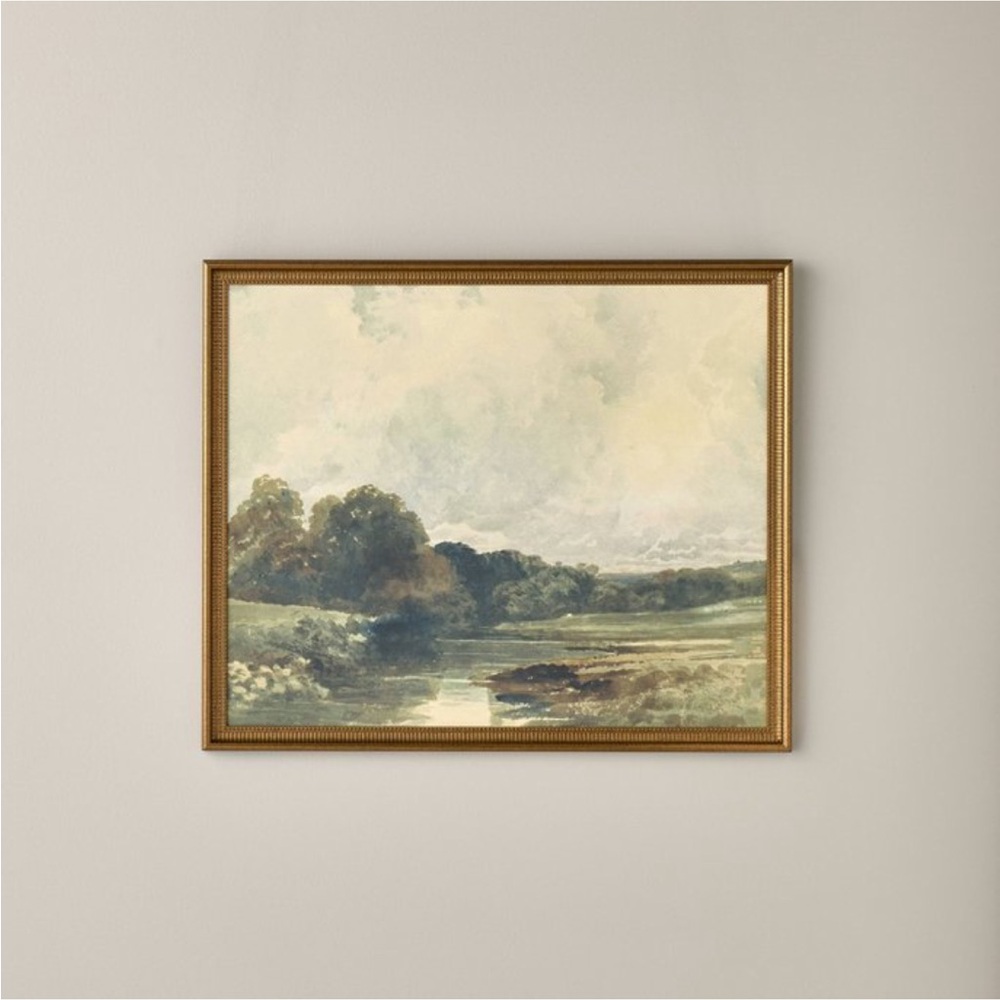 30”x36” Early Spring Framed Canvas Art - Hearth & Hand Magnolia